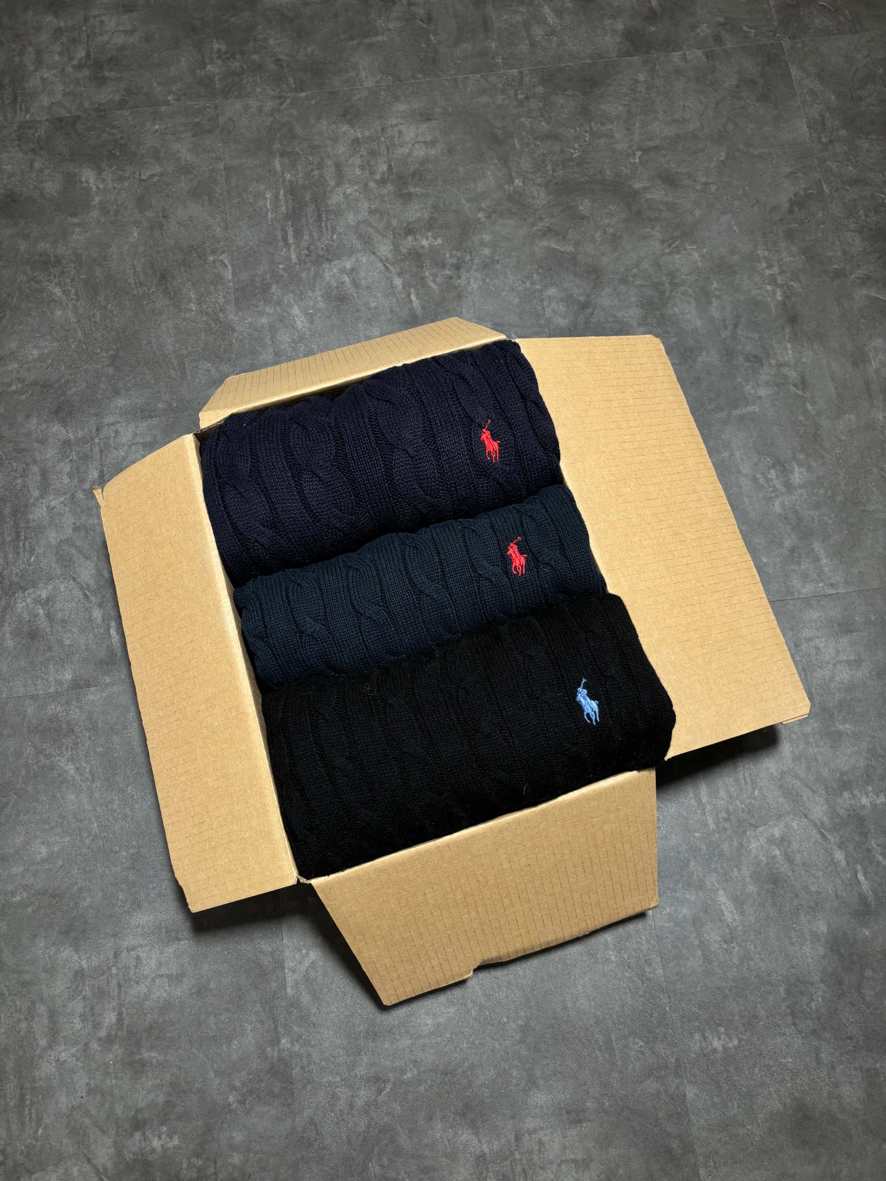 POLO RALPH LAUREN VINTAGE BOX (3 SWEATER)