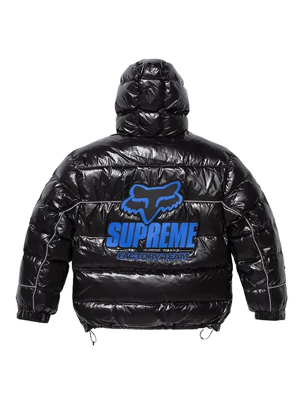 Supreme Fox Racing Shiny Down Puffer Jacket