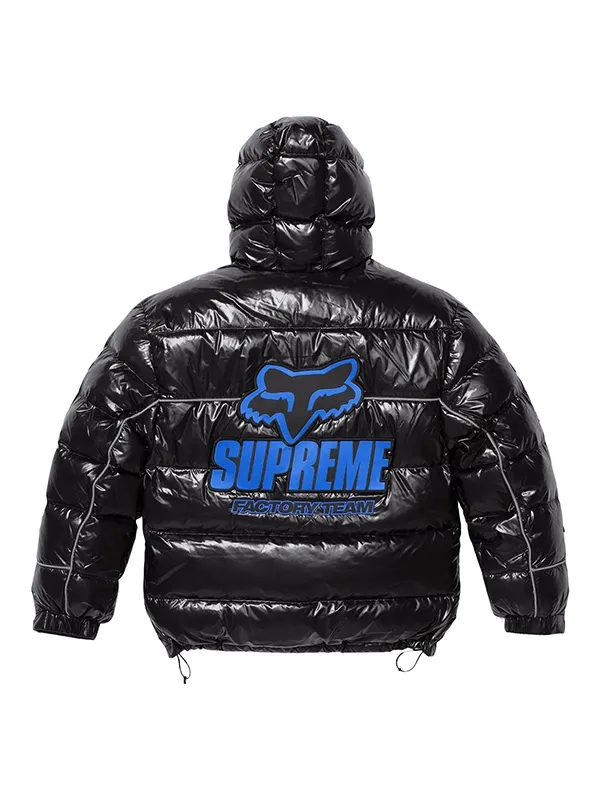 Supreme Fox Racing Shiny Down Puffer Jacket