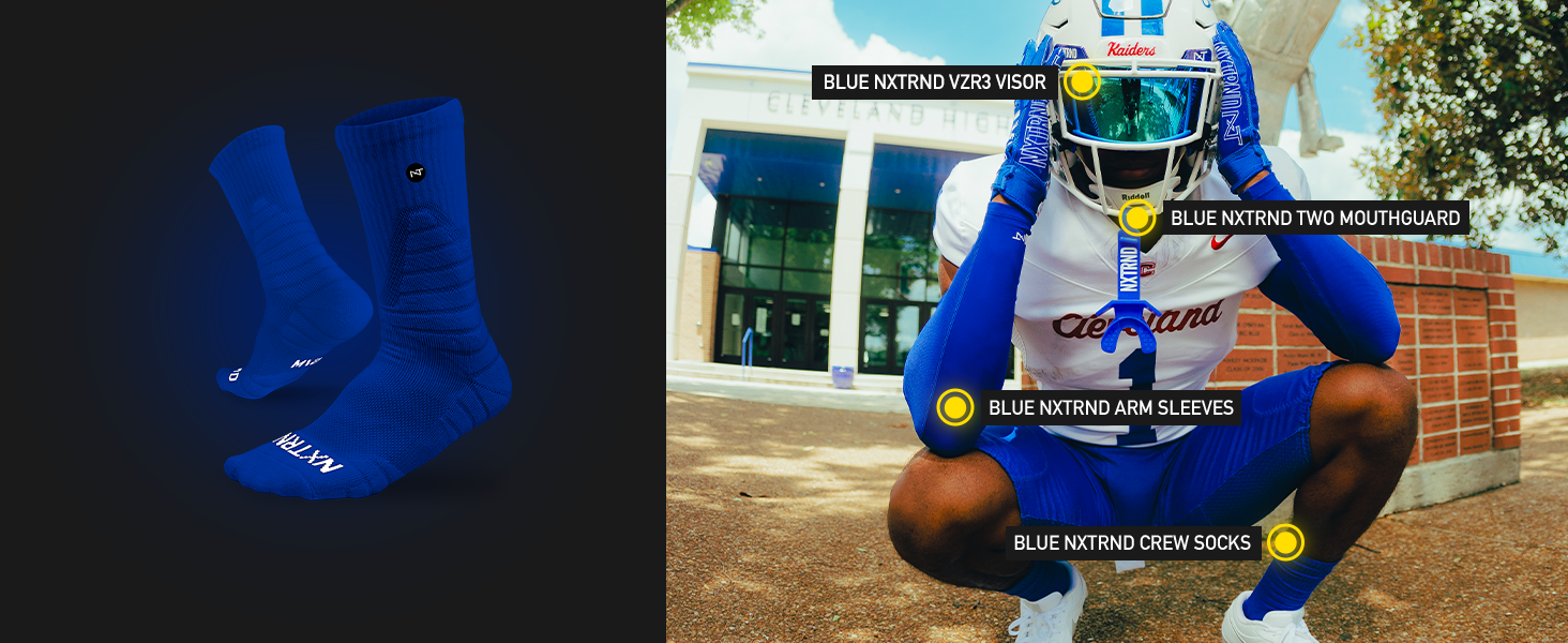 NXTRND Crew Sock Blue