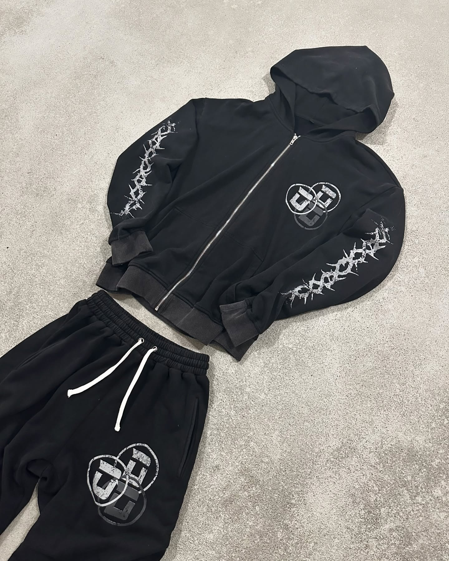 Men's casual hoodie set