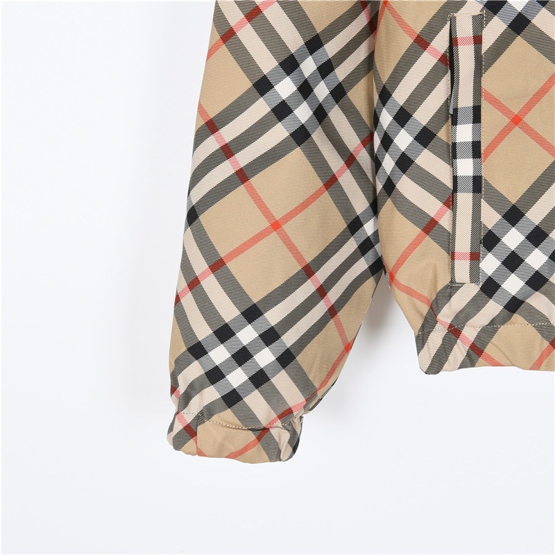 Double-sided checkered pattern jacket