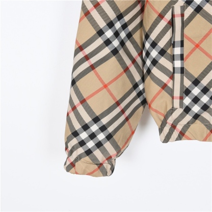 Double-sided checkered pattern jacket