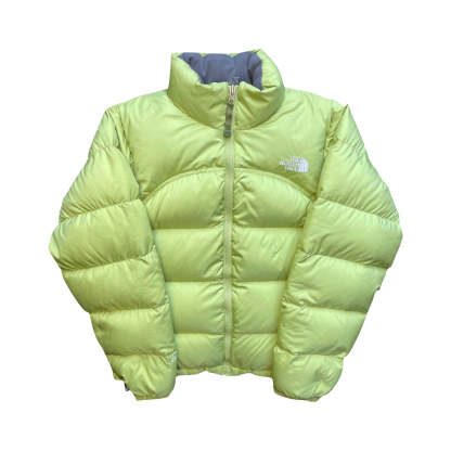 The North Face Womens Pastel Green Puffer Jacket