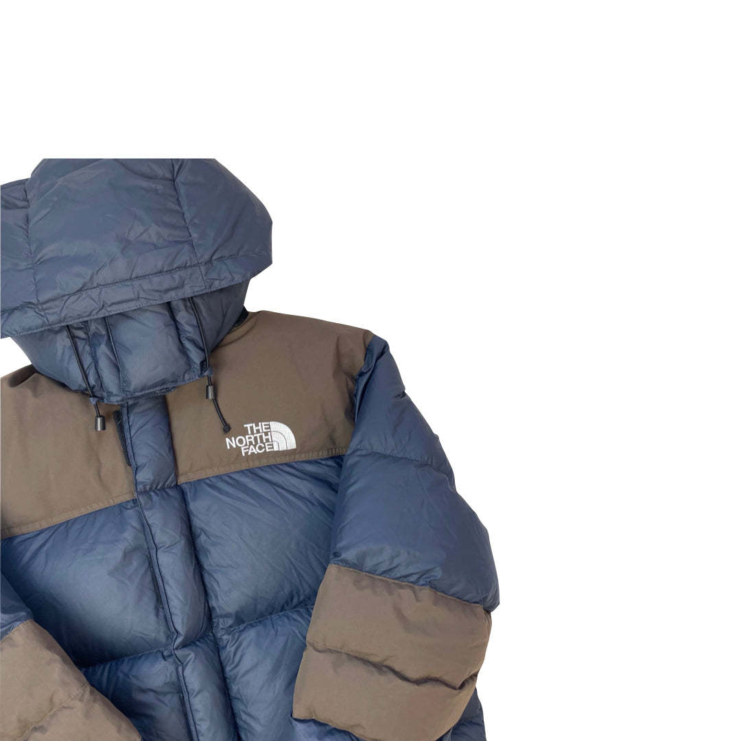 The North Face Navy Blue & Brown Baltoro Puffer Jacket