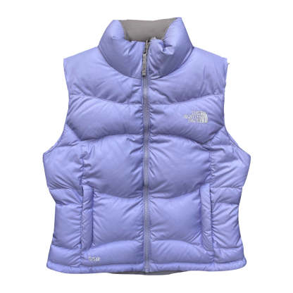 The North Face Women’s Baby Pink/ Lilac Purple Gilet Puffer Jacket