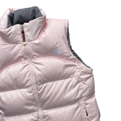 The North Face Women's Baby Pink Gilet Puffer Jacket