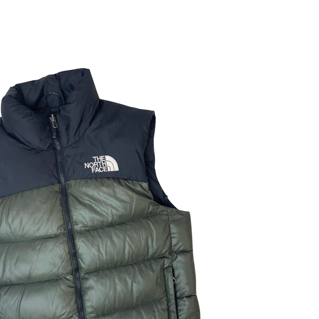The North Face Dark Green Gilet Puffer Jacket