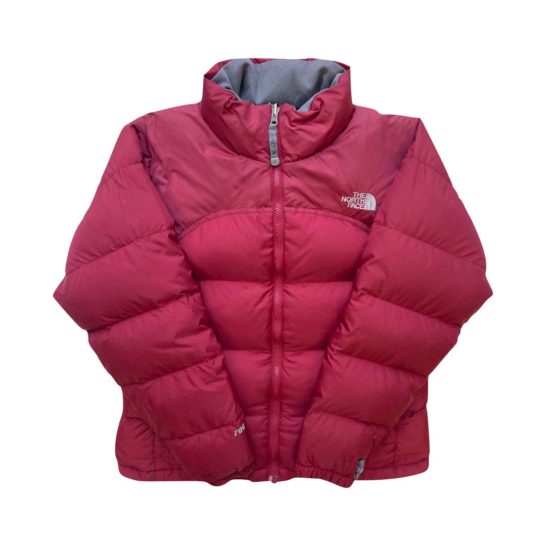 The North Face Women's Matte Red Puffer Jacket