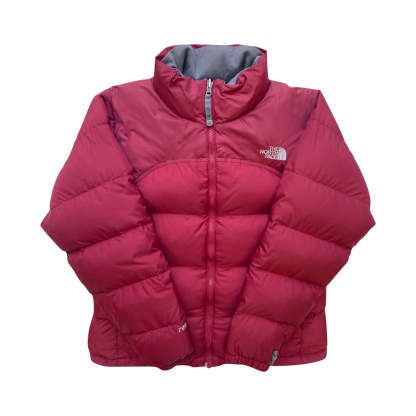 The North Face Women's Matte Red Puffer Jacket