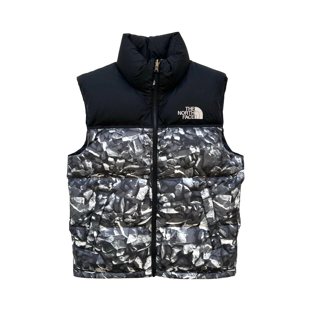 The North Face Arctic White & Grey Gilet Puffer Jacket