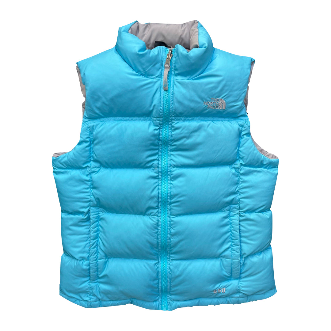 The North Face Girls Baby Blue Gilet Puffer Jacket