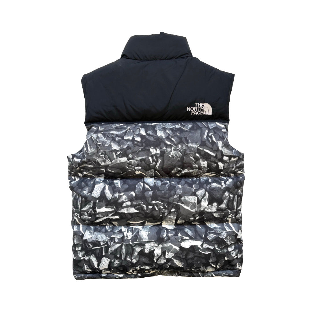 The North Face Arctic White & Grey Gilet Puffer Jacket