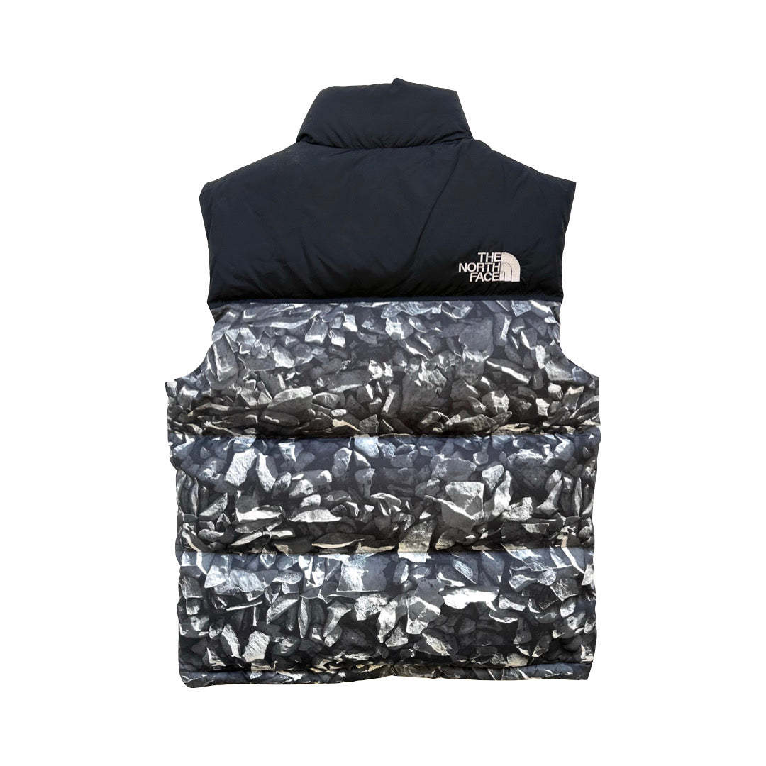 The North Face Arctic White & Grey Gilet Puffer Jacket