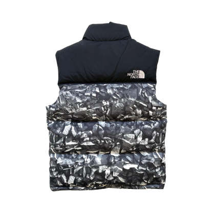 The North Face Arctic White & Grey Gilet Puffer Jacket