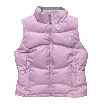 The North Face Women’s Baby Pink / Lilac Gilet Puffer Jacket