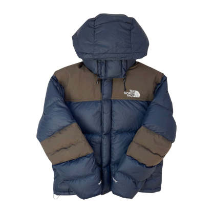The North Face Navy Blue & Brown Baltoro Puffer Jacket