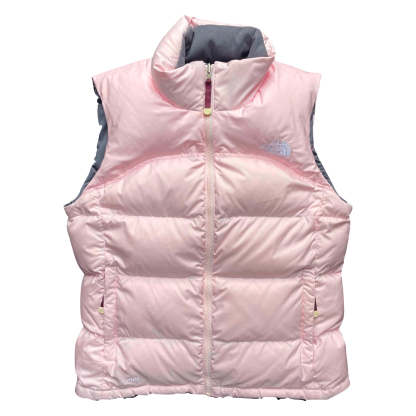 The North Face Women's Baby Pink Gilet Puffer Jacket