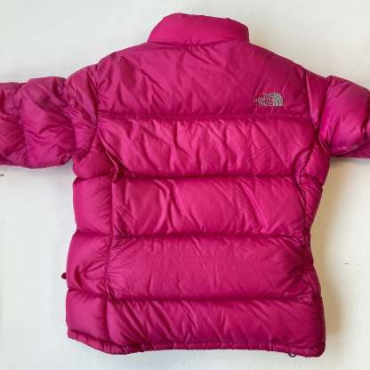The North Face Womens Pink Puffer Jacket WITH DAMAGE