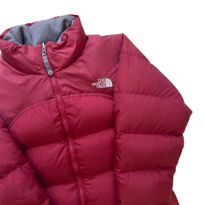 The North Face Women's Matte Red Puffer Jacket