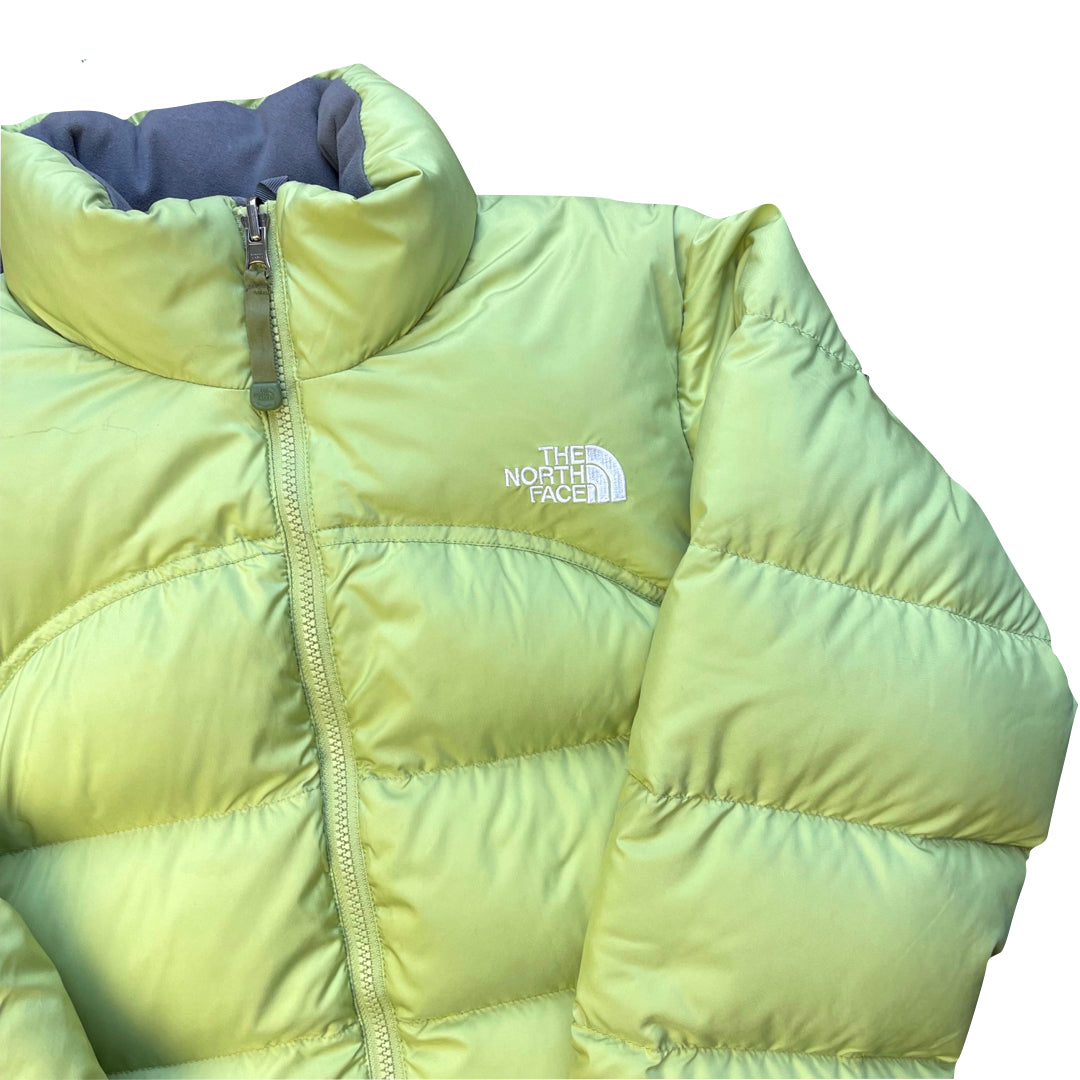 The North Face Womens Pastel Green Puffer Jacket