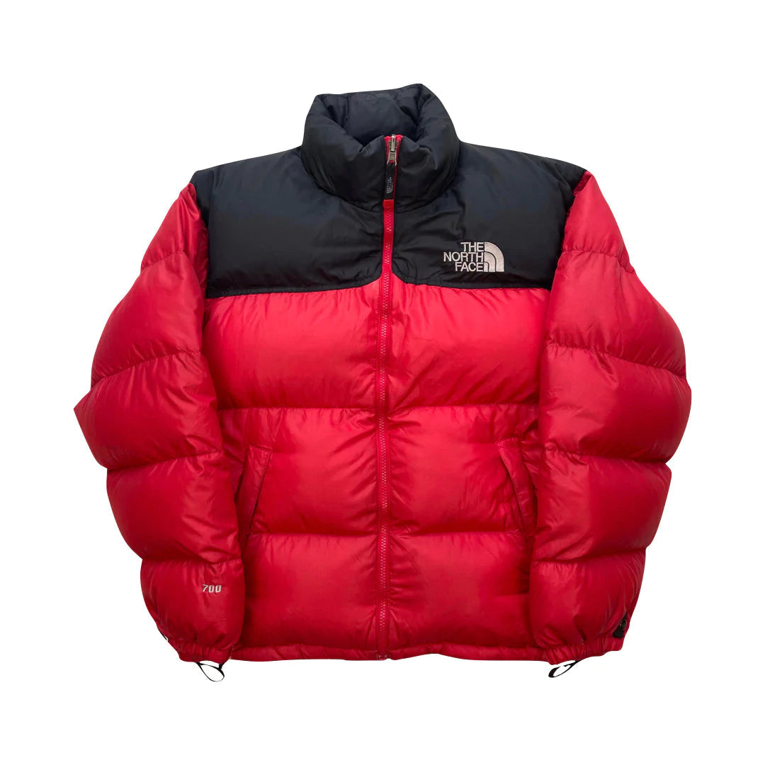 The North Face Red Puffer Jacket WITH DAMAGE