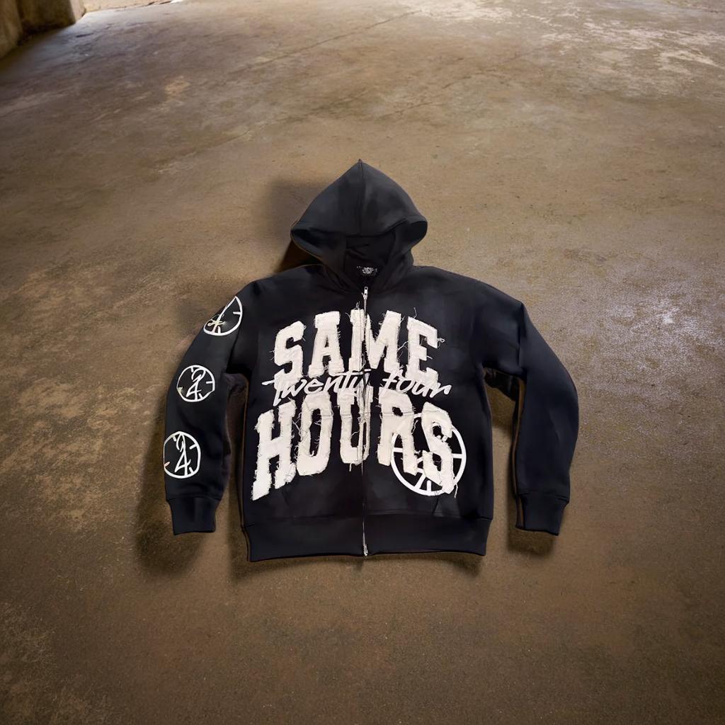 Unisex SAME HOURS Zip-Up Hoodie