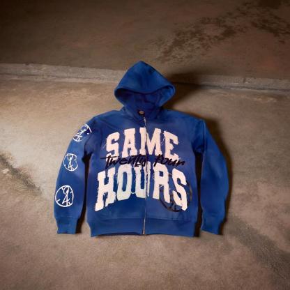 Unisex SAME HOURS Zip-Up Hoodie
