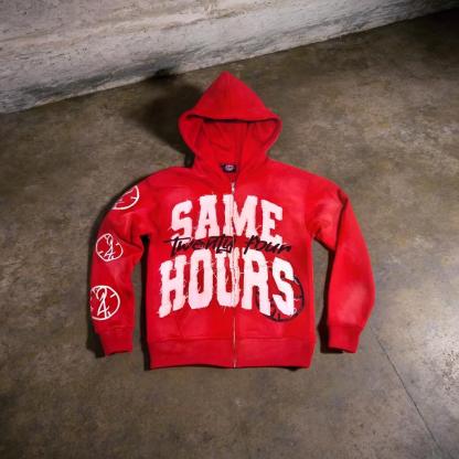 Unisex SAME HOURS Zip-Up Hoodie
