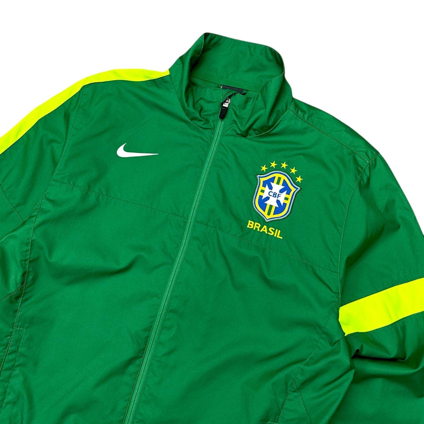  Brasil Rare Vintage 2013 Trackjacke Grün