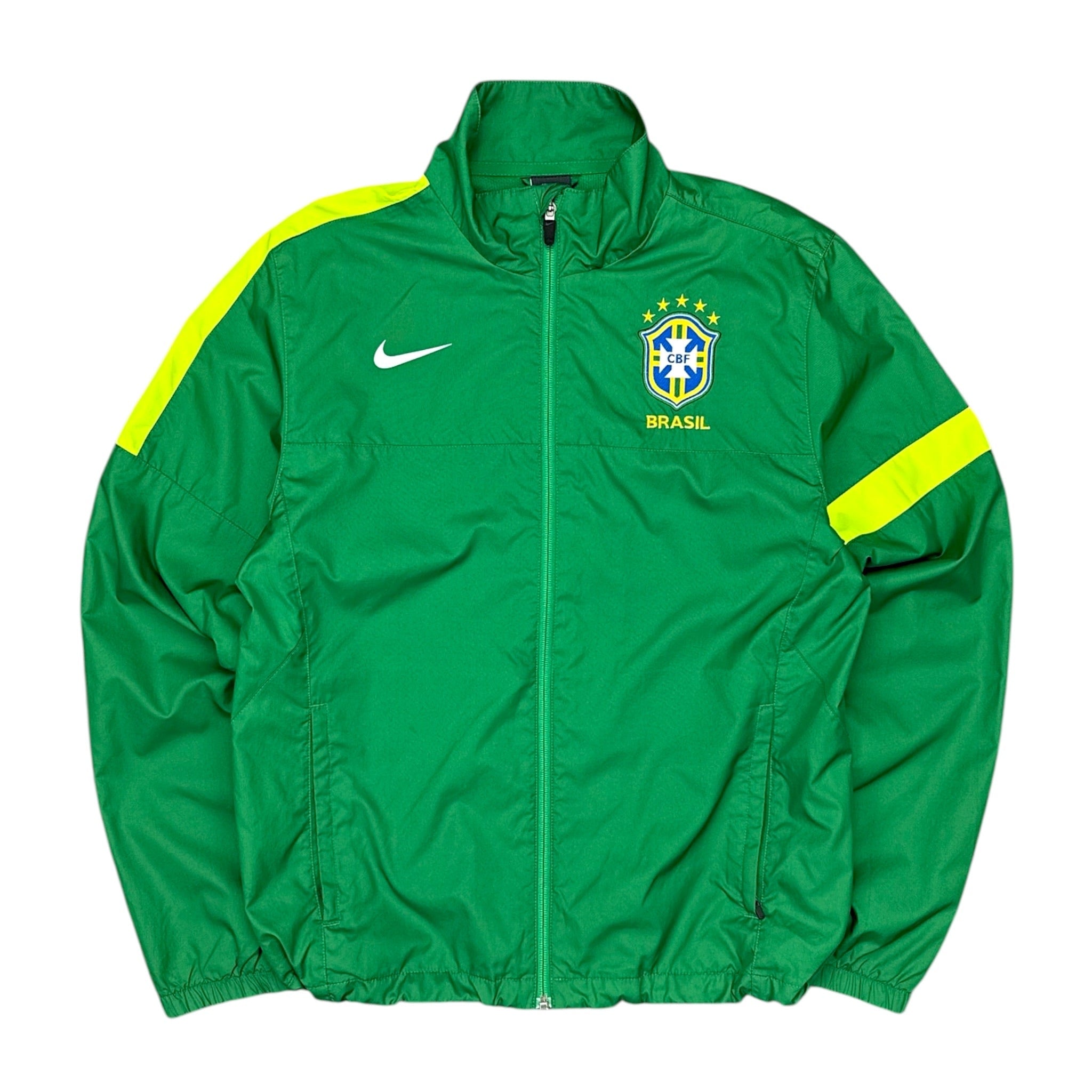  Brasil Rare Vintage 2013 Trackjacke Grün