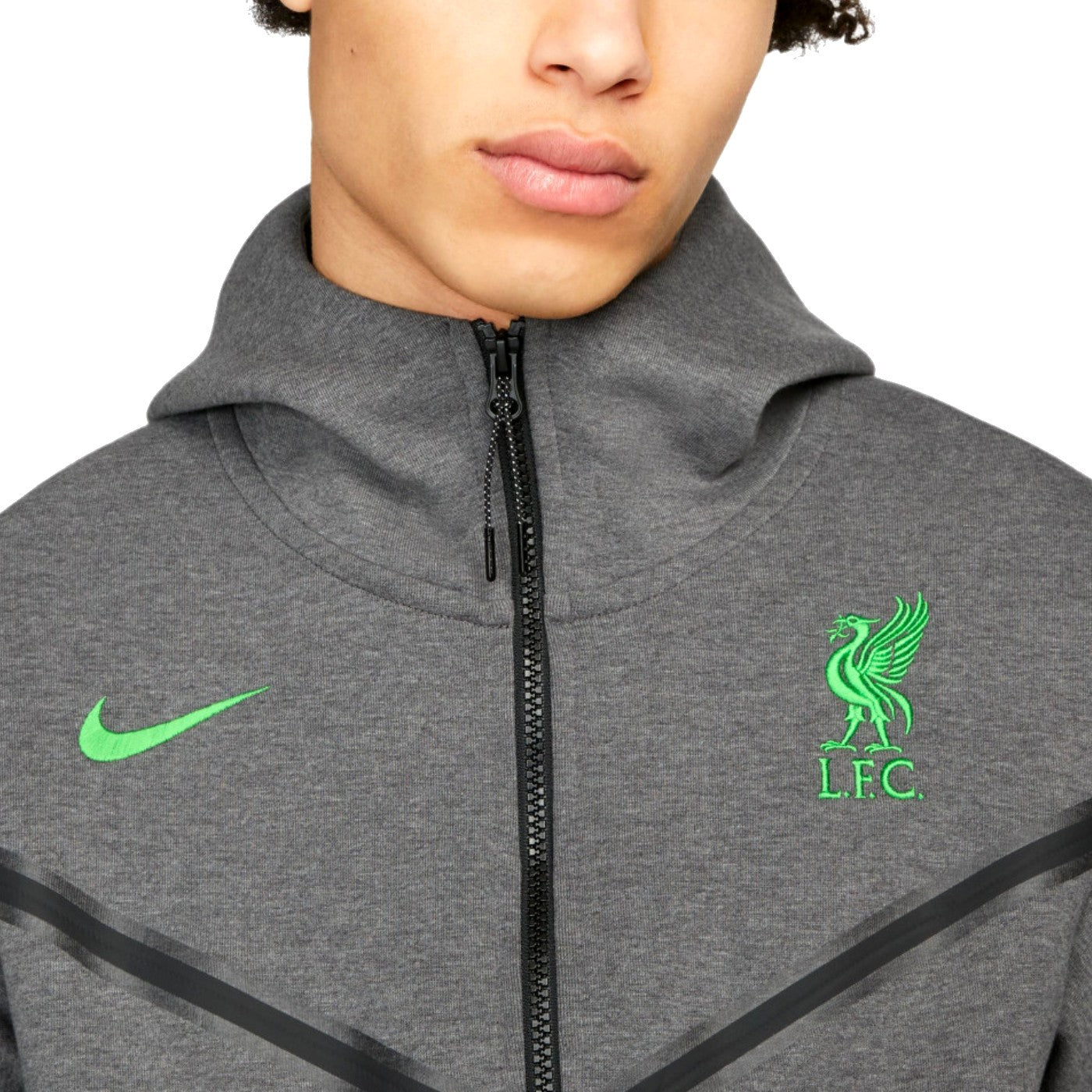 Liverpool FC grey Tech Fleece presentation jacket 2023/24 - Nike
