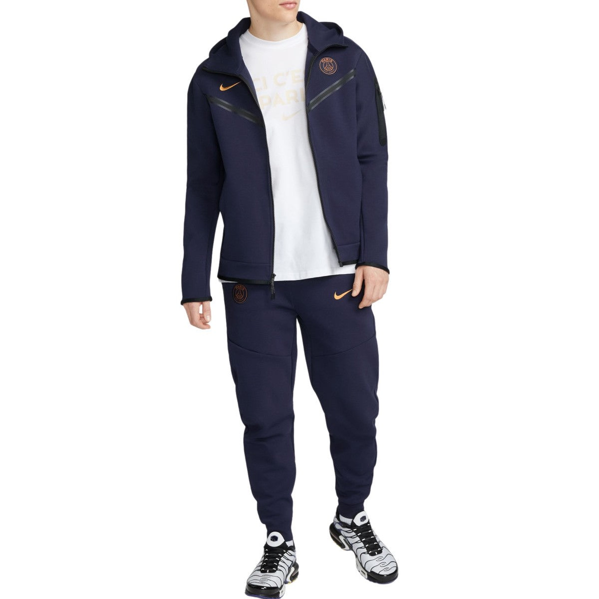 PSG Tech Fleece presentation tracksuit 2023/24 navy - Nike