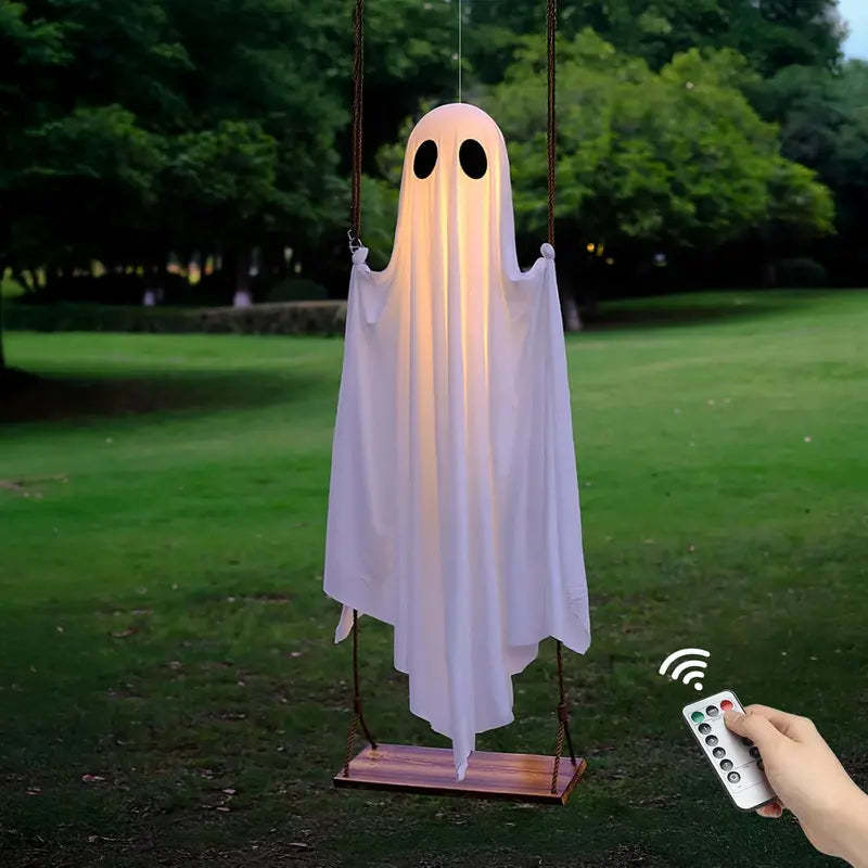 ✨ Halloween Special! 70% OFF – Spooky Ghost Swing Light ✨ 👉 Light Up Your Yard & Scare with Fun!