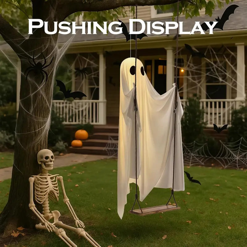 ✨ Halloween Special! 70% OFF – Spooky Ghost Swing Light ✨ 👉 Light Up Your Yard & Scare with Fun!