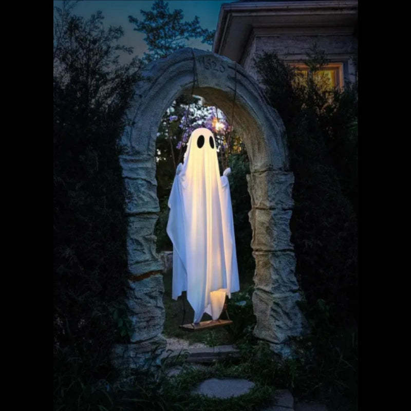 ✨ Halloween Special! 70% OFF – Spooky Ghost Swing Light ✨ 👉 Light Up Your Yard & Scare with Fun!
