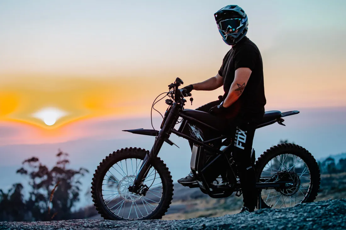 55MPH professional off-road e-bike with 60000 mAh capacity