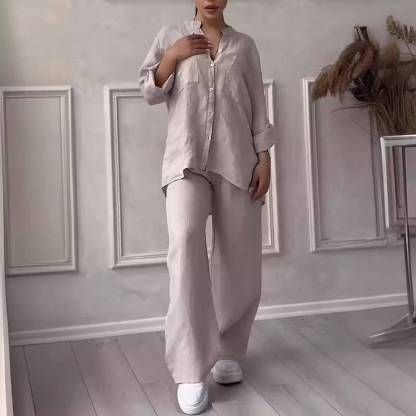 BUNDLEWEAR Casual Linen Ladies' Set