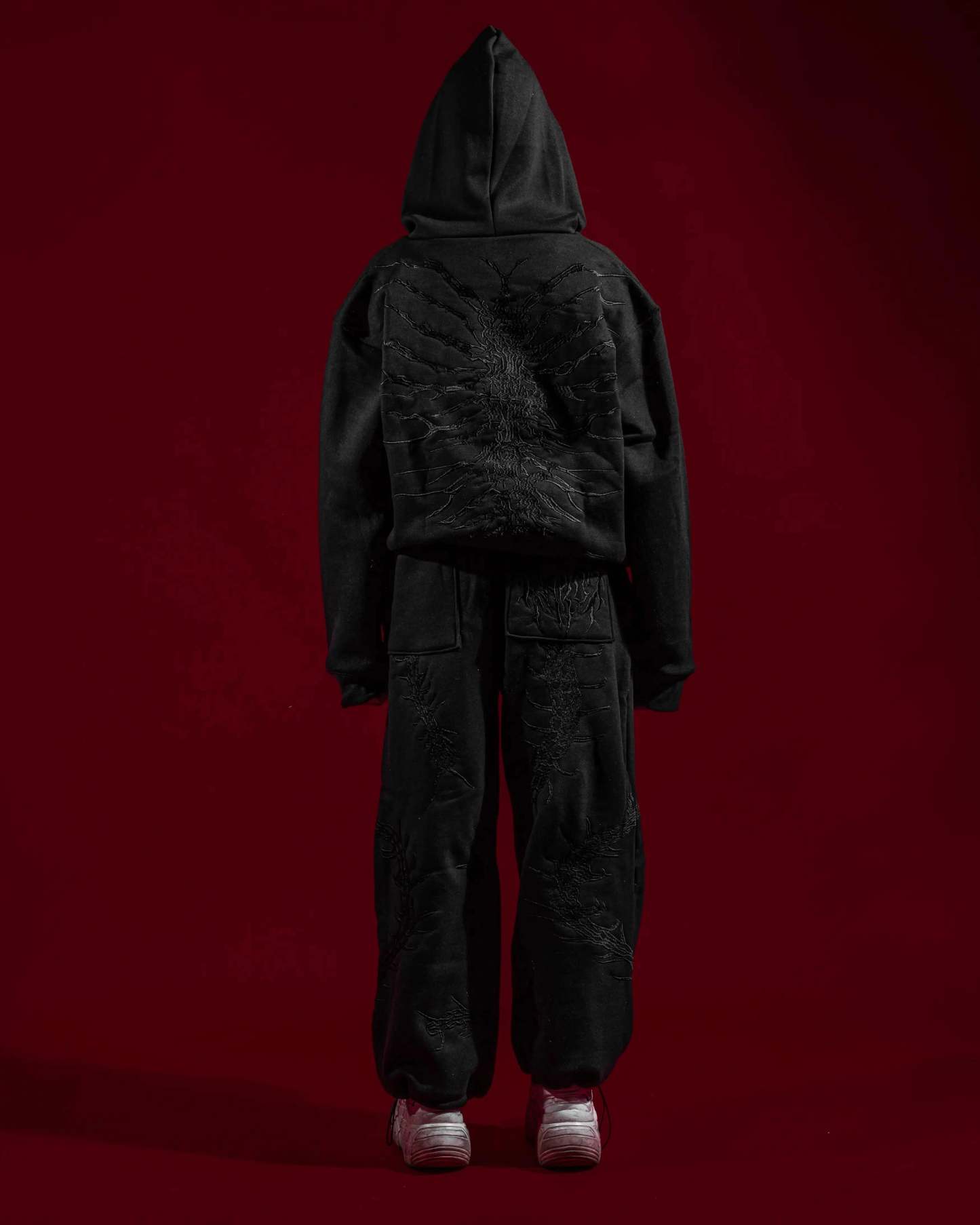 GHOUL ZIP+SWEATS (BLACK)
