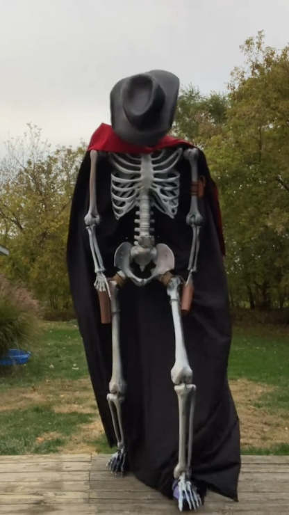 👻Spooky Early Bird Deals Halloween Skeleton Cowboy Dressup