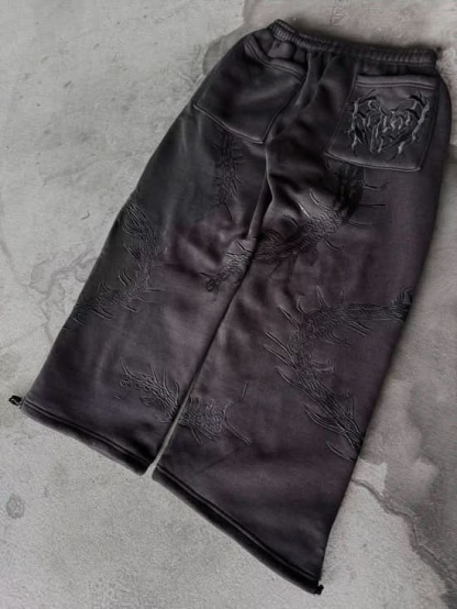 GHOUL ZIP+SWEATS (BLACK)