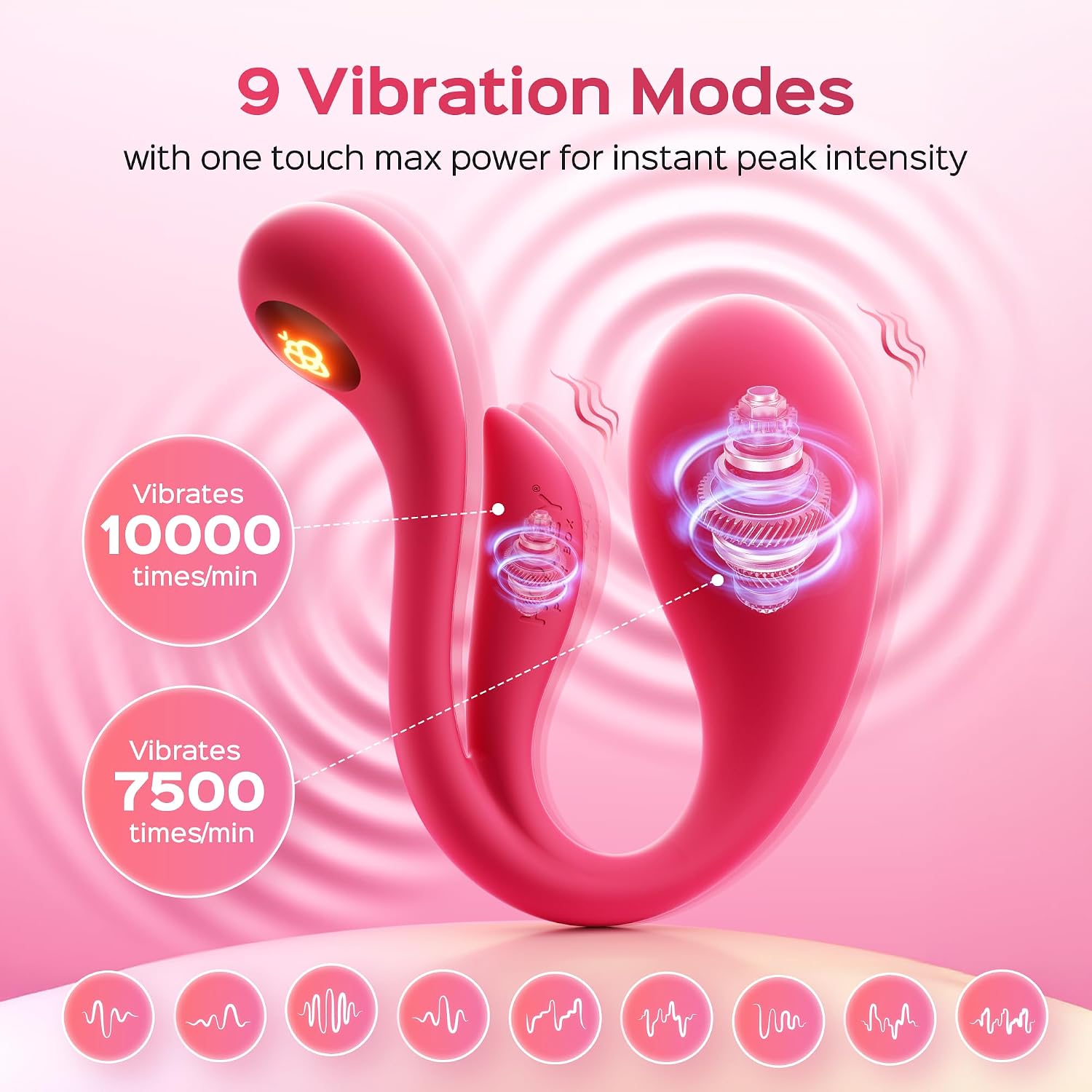 😈💦 Vibrosa Mini Wearable Vibrator 🔥 APP Control Couples Toy 💋 9 Vibration Modes