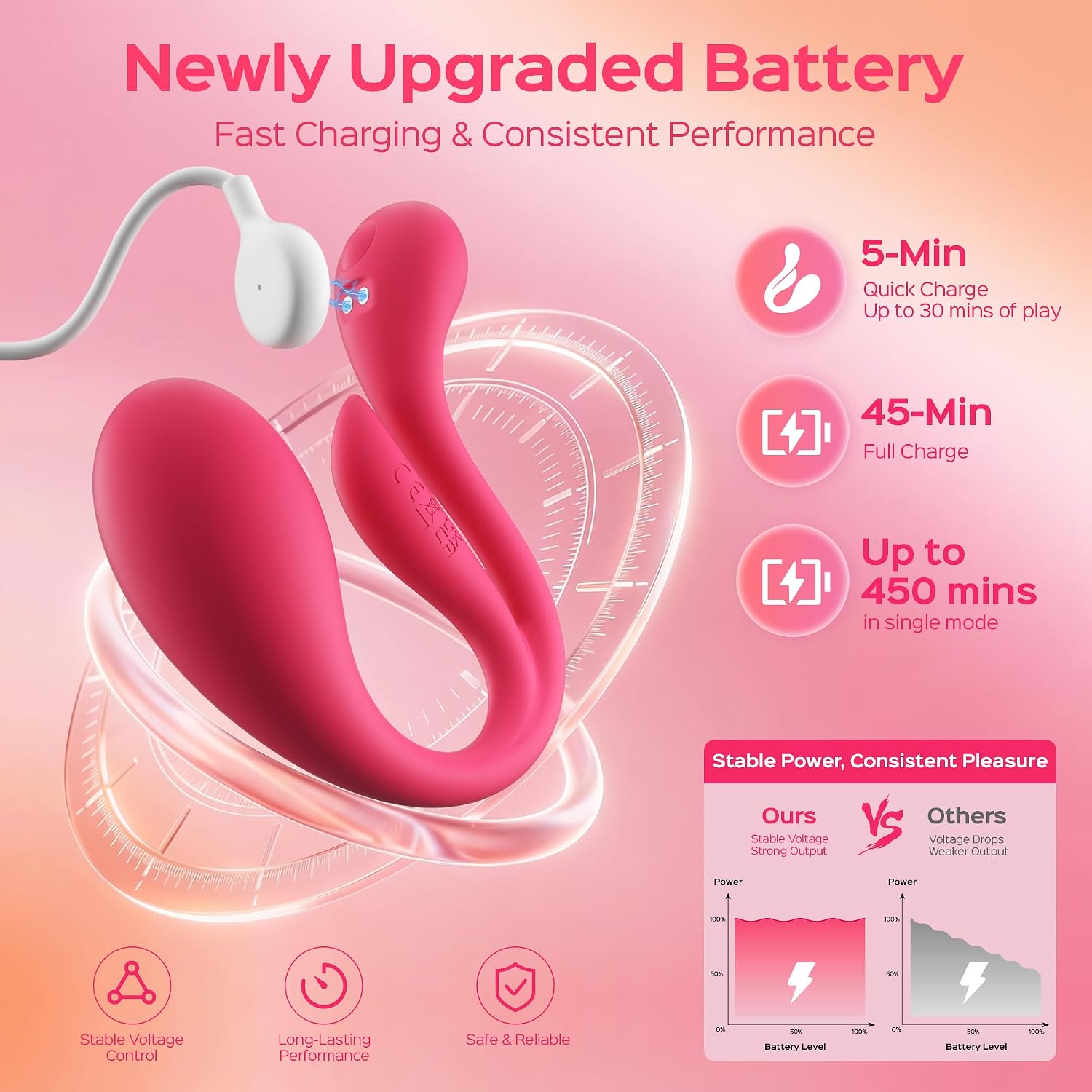 😈💦 Vibrosa Mini Wearable Vibrator 🔥 APP Control Couples Toy 💋 9 Vibration Modes