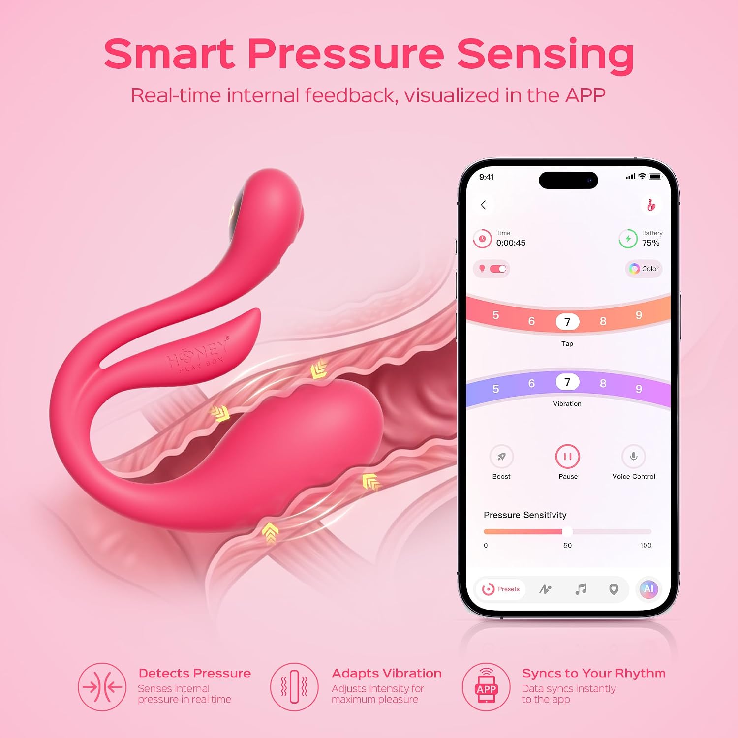 😈💦 Vibrosa Mini Wearable Vibrator 🔥 APP Control Couples Toy 💋 9 Vibration Modes