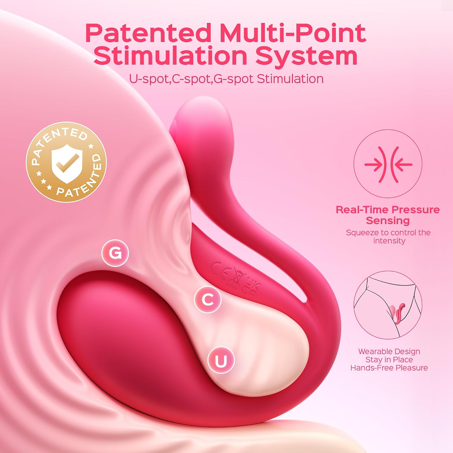 😈💦 Vibrosa Mini Wearable Vibrator 🔥 APP Control Couples Toy 💋 9 Vibration Modes