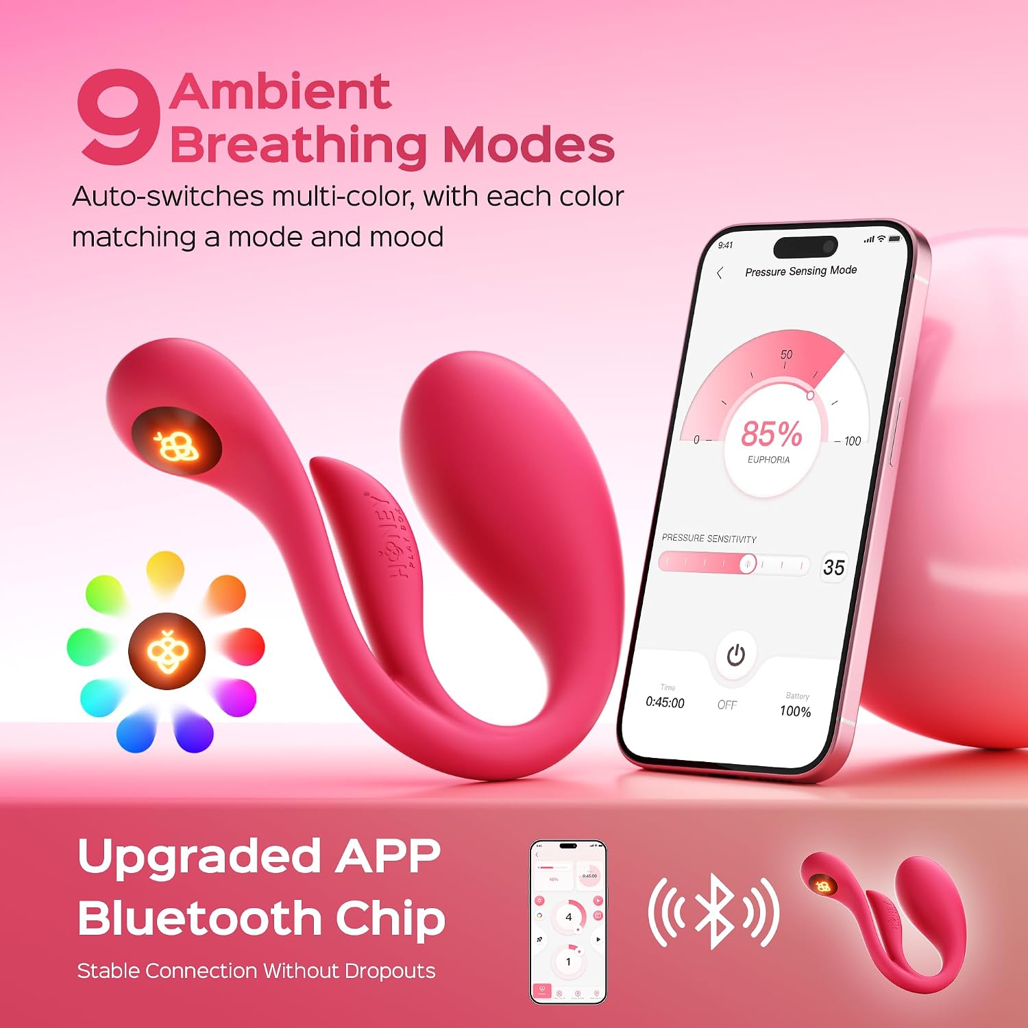 😈💦 Vibrosa Mini Wearable Vibrator 🔥 APP Control Couples Toy 💋 9 Vibration Modes