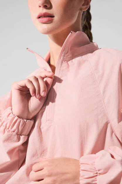 CROPPED 1/4 ZIP ALUMNI PULLOVER