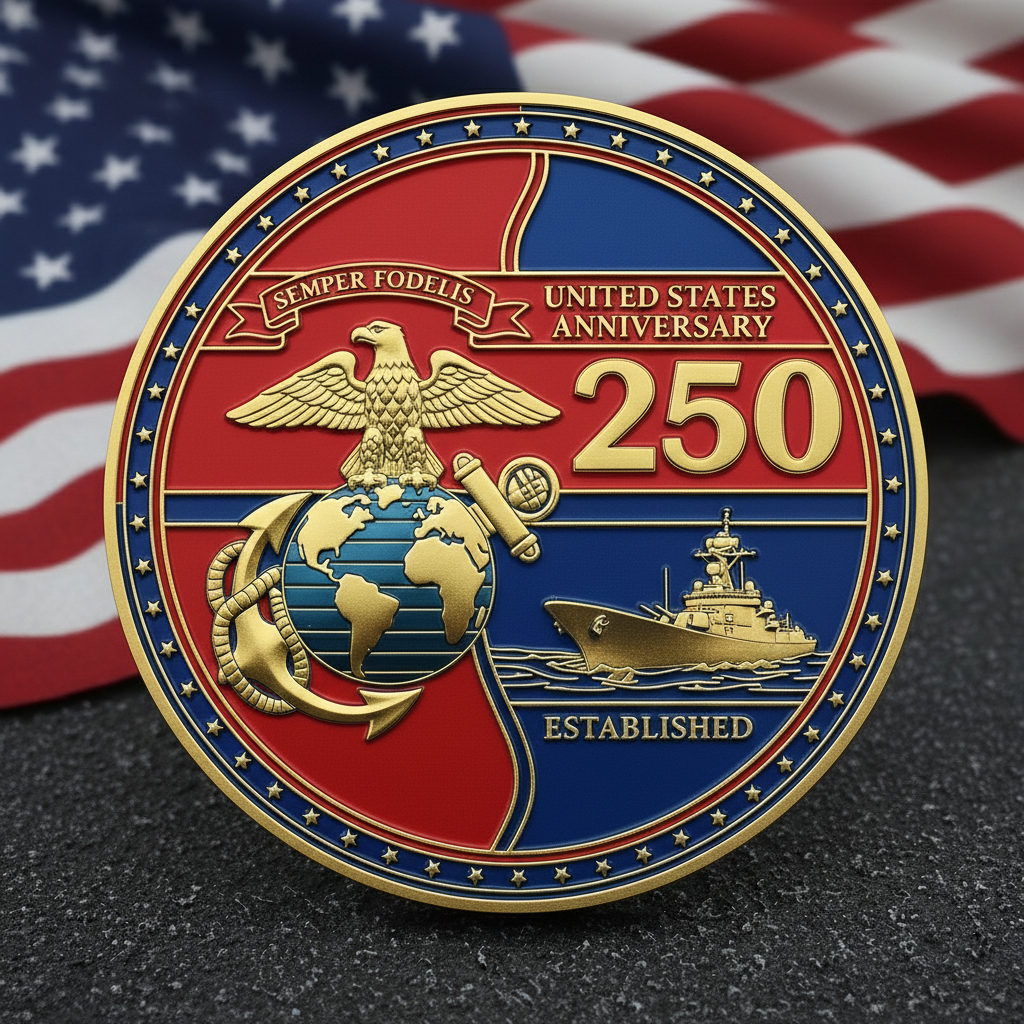 🎉USMC 250th Anniversary Coin