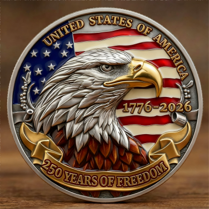 🏆Flash Sale 60% OFF - 🇺🇸 250 Years of Freedom – United States Commemorative Coin (1776–2026)