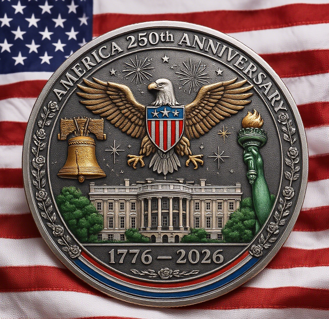America 250th Anniversary Commemorative Coin